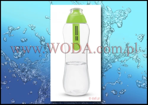 DAFI-BUTELKA-SEL-03 : Butelka filtrująca 0,3 litra seledynowa