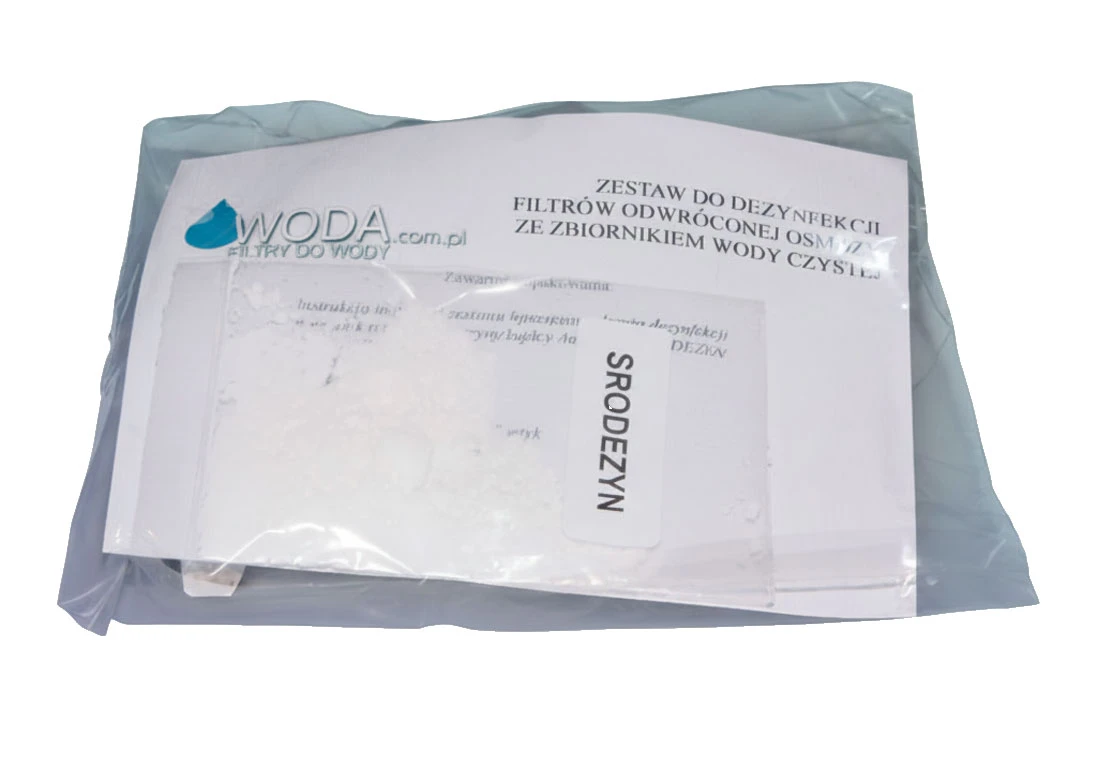 DEZYNFEKCJA : Zestaw do dezynfekcji odwróconej osmozy - komplet DEZYNFEKCJA : Zestaw do dezynfekcji odwróconej osmozy - komplet