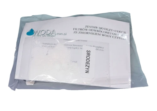 DEZYNFEKCJA : Zestaw do dezynfekcji odwróconej osmozy - komplet DEZYNFEKCJA : Zestaw do dezynfekcji odwróconej osmozy - komplet