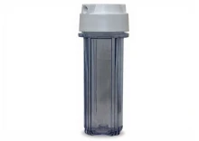 EG14CWAQ-1 : Korpus Aquafilter do filtrów, przezroczysty, gwint 1/4 cala gw