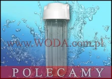 EG14CWAQ-4 : Korpus filtra wody Aquafilter 10 cali - przezroczysty (gwint 1/4 cala)