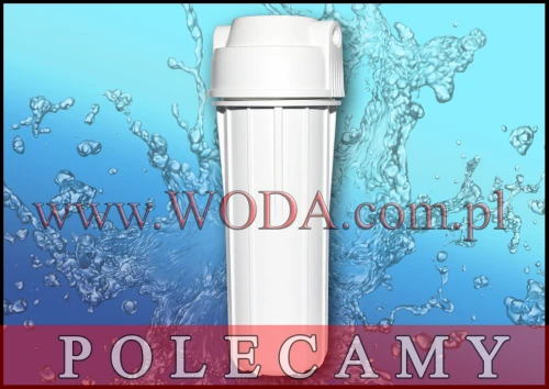 EG14WWAQ-4 : Korpus filtra wody Aquafilter 10 cali - biały (gwint 1/4 cala)