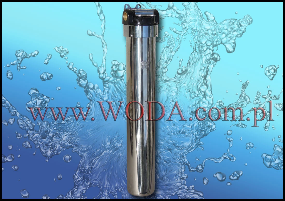 F20SS12FS : Korpus filtra do gorącej wody ze stali nierdzewnej (20 cali)