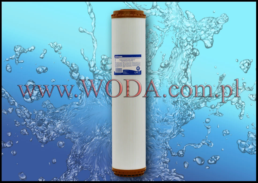 FCCFE20BB : Wkład Aquafilter usuwający żelazo z wody. Wkład do BB 20 cali