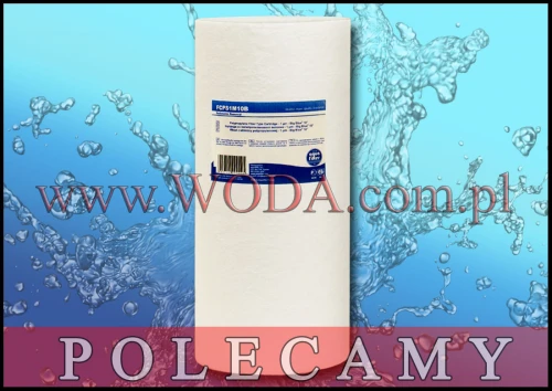 FCPS1M10B : Wkład polipropylenowy Aquafilter BB10 cali 1 mikron