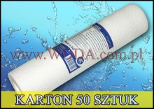 FCPS20 : Wkład 20 mikron Aquafilter (karton 50 sztuk) 10 x 2,5 cala