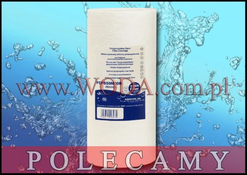 FCPS50M10B : Wkład polipropylenowy Aquafilter BB10 cali 50 mikron