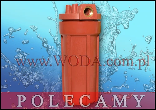 FHHOT-1: Profesjonalny korpus Aquafilter do gorącej wody z przyłączem 3/4 cala