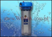 FHPR12 - przeźroczysty filtr narurowy z odpowietrznikiem - gwint 1/2 cala