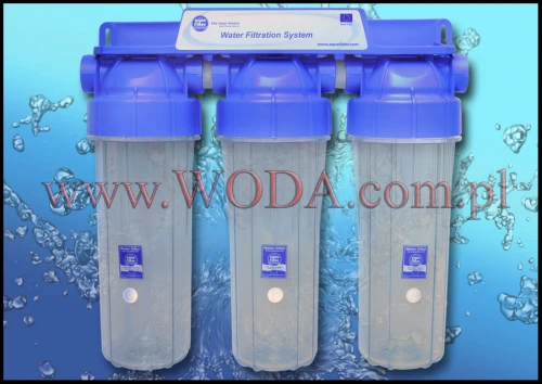FHPRCL34-B-TRIPLE : Stacja uzdatniania wody Aquafilter - 3/4 cala