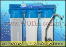 FP3-3 :Potrójny filtr wody Aquamarket do kuchni