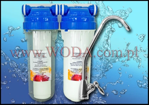 FS2-WFU : Podwójny filtr wody do kuchni