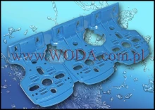 FXBR3-B : Płytka montażowa Aquafilter do kompaktowej osmozy