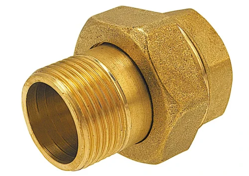 H-SRUB-P-12 : Śrubunek mosiężny prosty z uszczelką gumową - średnica 1/2 cala H-SRUB-P-12 : Śrubunek mosiężny prosty z uszczelką gumową - średnica 1/2 cala