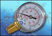 KCGA-1 : Manometr, ciśnieniomierz 0-10 bar - gwint 1/4 cala