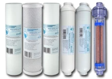 KP-RO7-HS : Komplet wkładów do filtrów RO7 z mineralizatorem i bioceramiką