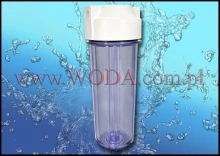 KP1014-A : Korpus filtra wody 10 cali - przezroczysty (gwint 1/4 cala)