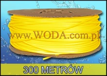 KTPE14Y : żółty wężyk elastyczny 1/4 cala do filtrów wody (300 m)