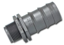 MU-PRO-34-32MM : Złącze proste na wąż 32 mm z gwintem 3/4 cala