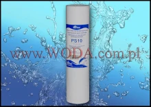 PS10 : Wkład o dokładności 10 mikronów do spożywczych filtrów wody. Polski produkt z atestem higienicznym.