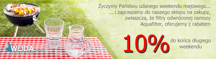 hurtownia filtrów wody promocja Filtry do wody w promocji
